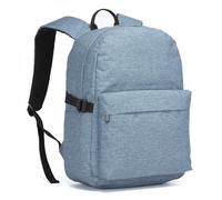 Large School Bag for Girls Boys, Lightweight Backpack for Women Men, Simple Solid-Colour Rucksack for College, Travel and Daily Commute