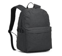 Large School Bag for Girls Boys, Lightweight Backpack for Women Men, Simple Solid-Colour Rucksack for College, Travel and Daily Commute
