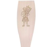 Large 'Scottish Man with Kilt & Bagpipes' Wooden Cooking Spatula (SA00020776)