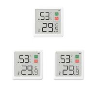 Large Screen Compact LCD Display Thermograph Hygrometer with Indoor Comfort Stage Tokens Arrows for Quick Assessment of Indoor Climate Conditions Home