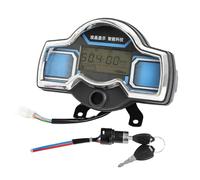 Large Screen Digital Tricycle Speedometer 48-72V | Auto backlight, weather sealed, easy plug wiring, odometer