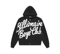 Large Script Logo Zip Through Hood - male - Billionaire Boys Club - Zip-throughs - Black - M - Sweatshirts & Hoodies M