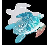Large Sea Turtle Tray Resin Mold Silicone Turtle Shape Epoxy Resin Casting Mould DIY Coaster Dish Mat Resin Ocean Painting Art Craft Kit Home Wedding Decor Party Supplies