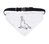 Large 'Seal Playing' Dog/Cat/Pet Bandana (PD00058684)
