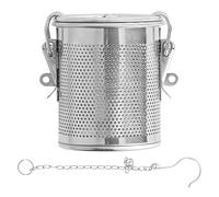 Large Seaoning Strainer Tea Infuser, Stainless Steel Spice Filter, Resuable Mesh Tea Ball Strainer Cooking Spice Infuser, Seasonings Seperation Basket for Home Restaurant Kitchen (0.3L)