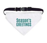 Large 'Season's Greetings' Dog/Cat/Pet Bandana (PD00060196)