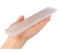 Large Selenite Charging Plate - 7.5 Inches Selenite Crystal Plate- Ideal for Cleansing and Recharging Crystals and Healing Stones, Reiki, Meditation - Protection Crystals - Spiritual Gifts & Decor