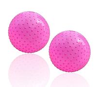Large Sensory Massage Ball for Kids - 33.5"/85cm Bouncy Exercise Ball with Tactile Spikes, 2 Pink Beach Balls
