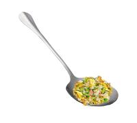 Large Serving Spoon - Stainless Steel Kitchen Utensil, Durable Big Rice Spoon | Elegant Salad Server, Multipurpose Kitchen Flatware, Perfect for Pasta, Platters, Meals, Everyday Dining