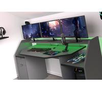 Large Setup Gaming Desk With Led Lights