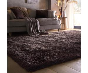 Large Shaggy Brown Rug - 290 x 200 cm - Chicago - Origins