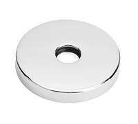 Large Shower Arm Flange 304 Stainless Steel | 3.5 Inch Cover for Wall Damage & Holes | Shower Arm Escutcheon Plate for G1 / 2in Pipe Replacement/Bathroom Renovation (Electroplated)