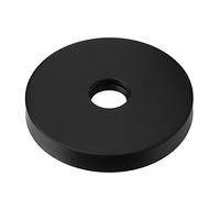 Large Shower Arm Flange 304 Stainless Steel Shower Arm Escutcheon Plate for G1/2in Pipe Replacement Home (Black)