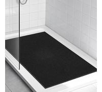 Large Shower Mat Non Slip Anti Mould, 90 x 60 cm Soft PVC Loofah Shower Mats for Inside Shower Tray, Quick Drain Anti Slip Shower Mat for Textured and Smooth Wet Shower Areas, Quick Drying