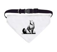 Large ' Siberian Cat Looking Up' Dog/Cat/Pet Bandana (PD00063180)