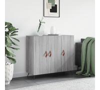 vidaXL Sideboard Grey Sonoma 90x34x80 cm Engineered Wood NEW