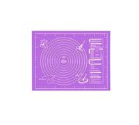 Large Silicone Baking Mat Non Stick Rolling Pizza Making with Measurement Guides Home Kitchen Pad Tools for Pie/Cake/Pizza(40x29 CM)