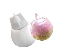 Large Silicone Container Lotuses Flower Storage Jar Mold Epoxy Resin Holder Molds Home Decoration Handcraft Enthusiast Tool