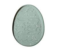Large Silicone Easter Eggs Shape Baking Mould, Non Stick Handmade DIY Mold, Silicone Candy Pan for Easter Party Fondant Jelly Dome Mousse Cake Candy Cookie Pudding Topper Chocolate Making (Green)