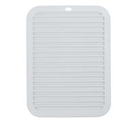 Large Silicone Heat Resistant Mat, 12"x 9" Professional Heat Mat for Curling Iron, Hair Strainghtener and Styling Tool Appliances, Flat Iron Mat, Travel Silicone Mat for Hair Dryer Salon Tools, Gray