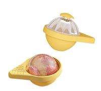 Large Silicone Ice Cube Tray for Whiskey, Ice Ball Maker with Leak Proof Lid for Freezer,6 cm Round Ice Cube Moulds Easy to Pop Outphere Ice Cube Mould Perfect for Freezer Cocktails, Gin