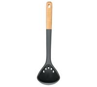 Large Silicone Ladle Spoon for Soup, Non Stick Kitchen Utensils with High Heat Resistant, BPA Free, Perfect Kitchen Tools for Cooking, Stirring,Serving Soups, 13.2inch (Grey)