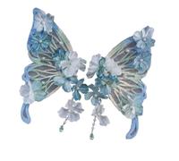 Large Silk Flower Butterfly Hair Clip Artificial Flower Hair Barrettes For Weddings Parties And Cultural Event Gathering