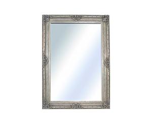 Large Silver Very Ornate Antique Style Wall Mirror 7Ft2 X 5Ft2 218cm X 158cm