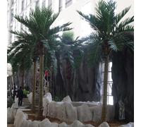 Large Simulated Coconut Tree - Artificial Green Plant for Outdoor Living Room Bedroom Wedding Hotel Decoration - Stunning Wishing Tree for Landscaping 2M