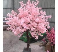 Large Simulation Plant, Silk Flower, Wishing Tree, Japanese Artificial Cherry Blossom Tree for Wedding Hotel Shopping Mall Exhibition Hall Decoration 3.5x3.5m/11.5x11.5ft