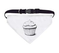 Large 'Single Cupcake' Dog/Cat/Pet Bandana (PD00061300)