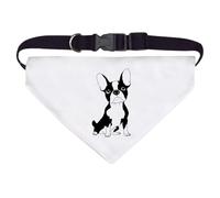 Large 'Sitting French Bulldog' Dog/Cat/Pet Bandana (PD00065118)