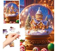 Large-Size 1000 Pieces Educational Puzzles for Adults - Family Bonding Activity with Divided Backing Zones, Challenging Wall Art & Learning Game PTDZ010S