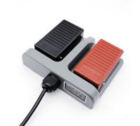 Large Size 1PCS Foot Switch MDFS-67 Dual Foot Switch 2-Meter Long with USB Interface, With 10A/220V AC Wire Self Resetting(2-meter with USB)