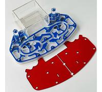 Large Size 24 * 18cm Arylic ANT NEST, ANT FARM, ANT HABITAT, FORMICARIUM WITH BUILT-IN ARENA “PLATFORM” (BLUE)