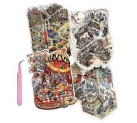 Large Size 3D Sticker Scene 4 Sets Make Your Own Shop House Stickers for Kids Girls Cute Cartoon Animal DIY Sticker Therapy for Adult Relief Stress Pass The Time