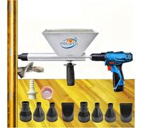Large Size Auger Mortar Grout Gun With 9 Nozzle Without Electric Drill | A Mortar Caulking Gun that is Faster than A Grout Bag,Mortar Tools with Grout Pump。