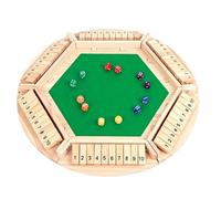 Large Size Frustration Board Game Classic,Shut The Box-Wooden Dice Game For Kids And Adults,Interactive Go,Boardgames For Families,Maths Educational Number Games