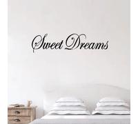 Large Size Lettering Words Sweet Dreams Vinyl Wall Stickers , Sweet Dreams Quotes Wall Decals for Bedroom Decor Free Shipping90cmx22cm