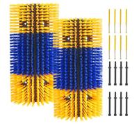 Large Size Livestock Scratching Brush Goat Scratcher Tool Full Massage Grooming Brushes with 8 Screws for Cow,Cattle,Cow,Sheep, Horses,Pigs