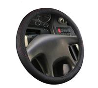 Large Size Pu Leather Car Steering Wheel Cover Plus Wheel Hubs For Different Cars 36 38 40 42 45 47 50cm For Trunk Bus Steering Wheel Cover(47cm)