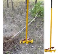 Large Size Sapling Puller for Tree Root/Stakes, Leverage Extraction Lifter Tool for Fence Posts/Steel Pipe, 4x4 cm Wood Post Removal Equipment