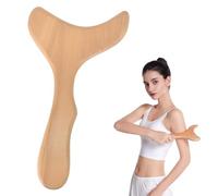 Large Size Scraping Plate Massage Tool, Anti-Cellulite Gua Sha Lymphatic Drainage Massager, Wood Scraping Massage Tool, Wood Therapy Massage Tools for Neck and Back Cellulite Massage