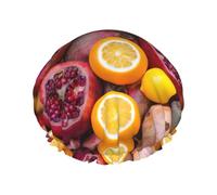 Large size waterproof shower cap for women and men, reusable, lightweight, soft