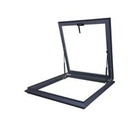 Large Skylight Roof Window Access Hatch - Double Glazed Safety Rectangular Emergency Exit (37.4"x23.6") - Perfect for Winter Gardens Bright Spaces and Natural Light