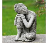 Large Sleepy Buddha Stone Statue | Oriental Outdoor Garden Ornament Thai Monk