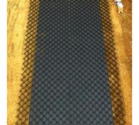 Large Slope Grid Erosion Control Mesh - Honeycomb Soil Support for River Bank Patio Backyard Pathways Walkways 3ft to 30ft Sizes - Durable for Gravel Stability