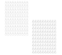 Large + Small, 100Pcs 304 Stainless Steel Chandelier Hanger Pins, Crystal Clips for Ceiling Lamps, Replacement Hooks for Home, Hotel, Restaurant Chandelier Crystal Parts