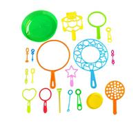 Large & Small Bubble Blower Machine Set for Hours of Fun Giant Wand for Exciting Game Blower