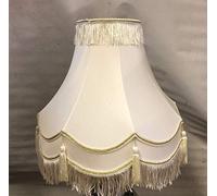 Large Small Imperial Gallery Bell Victorian Style Scallop Bell Lamp Shade Cream Colour in 4 Sizes by :- Sandal Stars. (10 Inches (26cm)